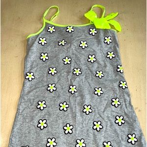 Justice size 10 glitter floral tank